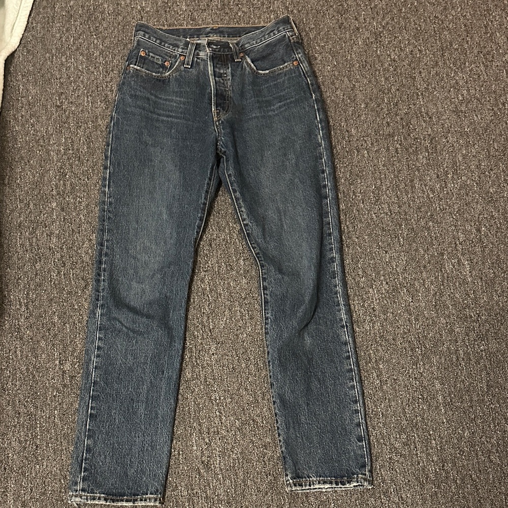 Levi's Dark Blue Straight Leg Jeans